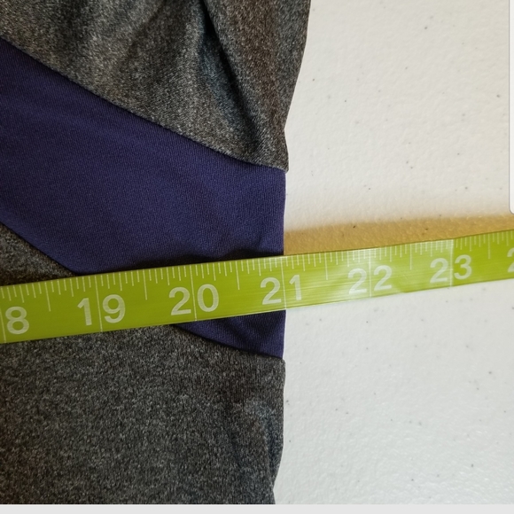 Alo Yoga Gray Blue 1/4 Zip Long Sleeve Pullover Shirt Men Athletic Gym Sz M - Picture 11 of 11